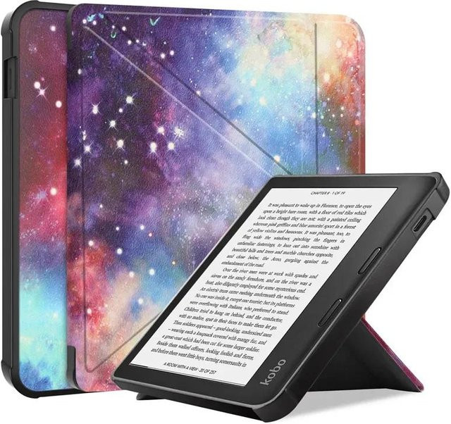 Smart Case Schutzhülle für Kobo Libra Colour 2024 aus PU-Leder mit TPU-Rückseite und Y-Faltfunktion, Multicolor - Bild 1