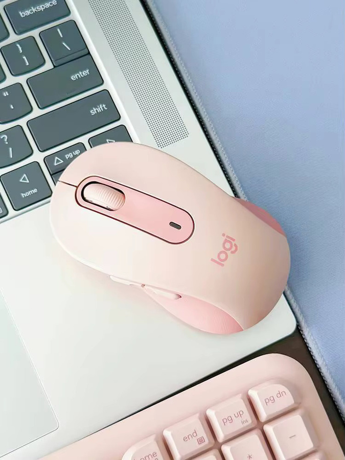 Logitech kabellose Bluetooth-Maus in Pink für Bürogebrauch und Laptops - Bild 4