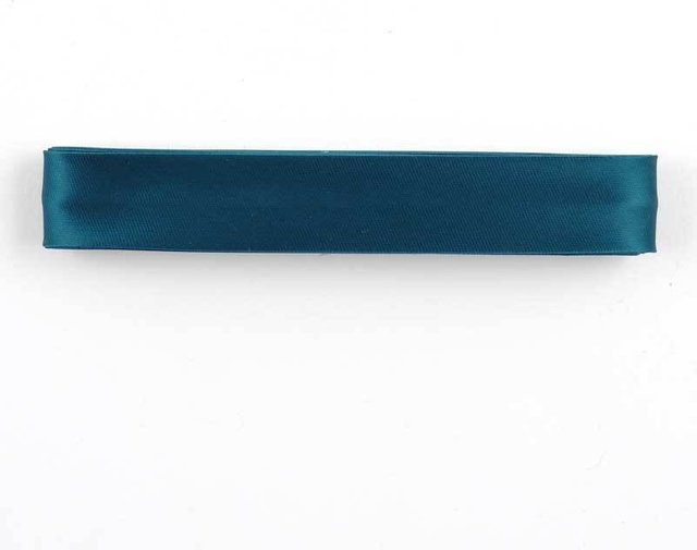Gütermann Schrägband Satin aus Viskose, Breite: 2 cm, Länge: 2 m, Farbe: Grünblau/Petrol - Bild 1