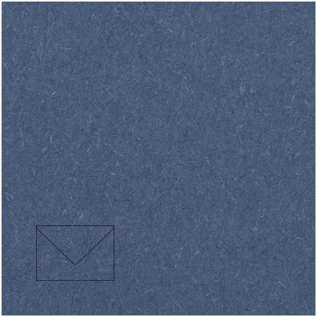 Rico Design Paper Poetry Kuvert Essentials B6 Blau, 5 Stück - Bild 1