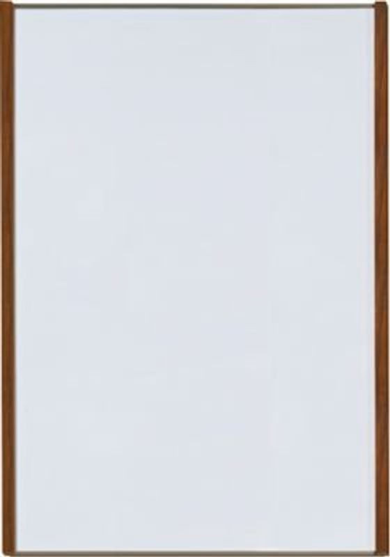 moedel Wandschild LMH DIN A3 Hochformat mit Holz- und Aluminiumrahmen in Bronze/Nussbaum, B: 30,85 cm, H: 42,25 cm - Bild 1