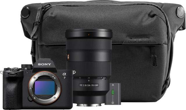 Sony A7 IV Travel Kit Vollformat spiegellose Kamera in Schwarz - Bild 1