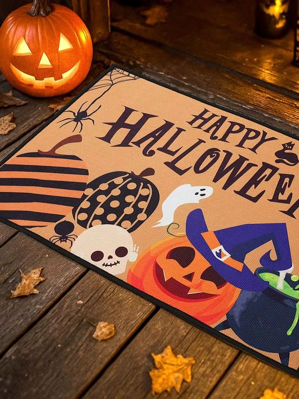 VIKAMA Halloween Fußmatte für die Heimdekoration im Eingangsbereich, Küche oder Schlafzimmer - Bild 2