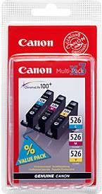 Original Canon Tintenpatronen CLI-526 Multipack Cyan, Magenta, Gelb - Bild 3