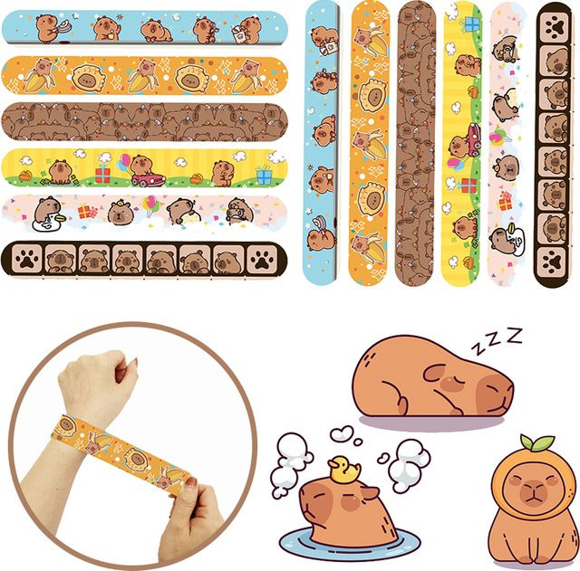 Capybara Schnapparmbänder, Kinder - Bild 1