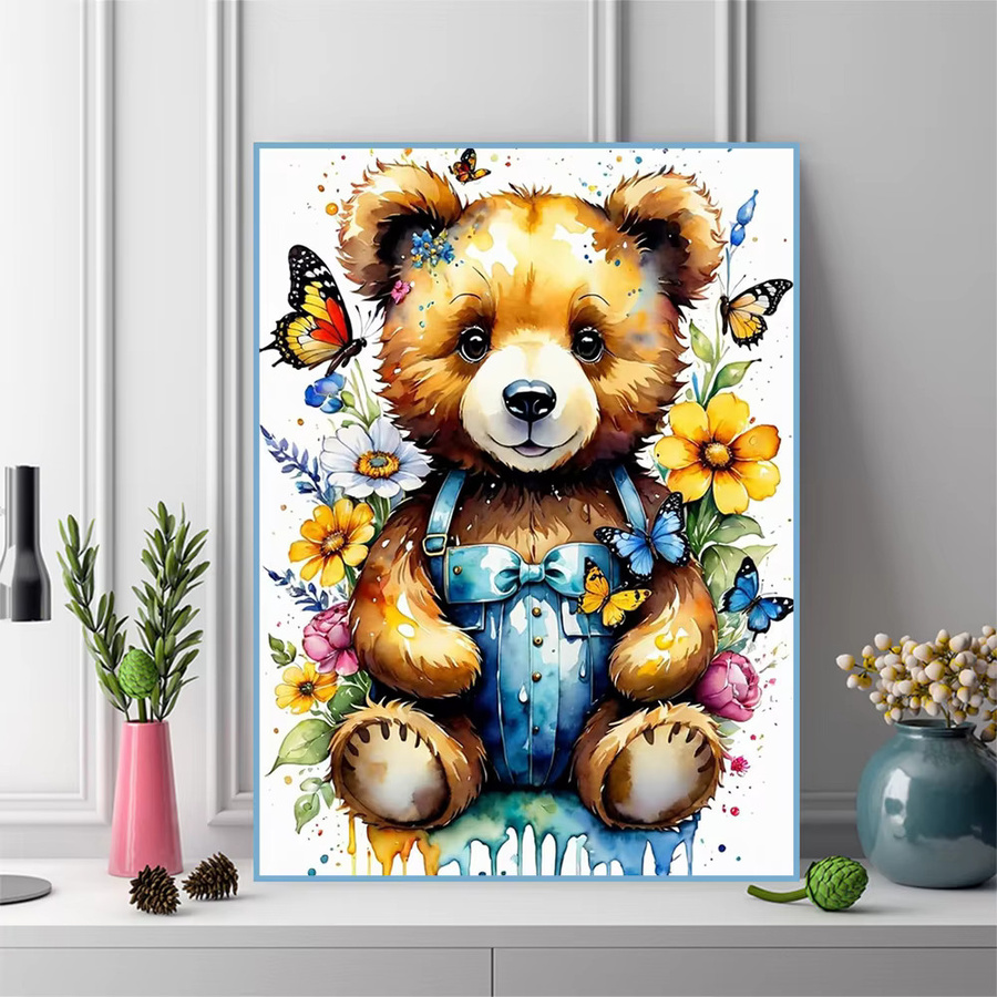 Evershine Bär Diamant Malerei, DIY Diamant Mosaik, Tiere - Bild 3