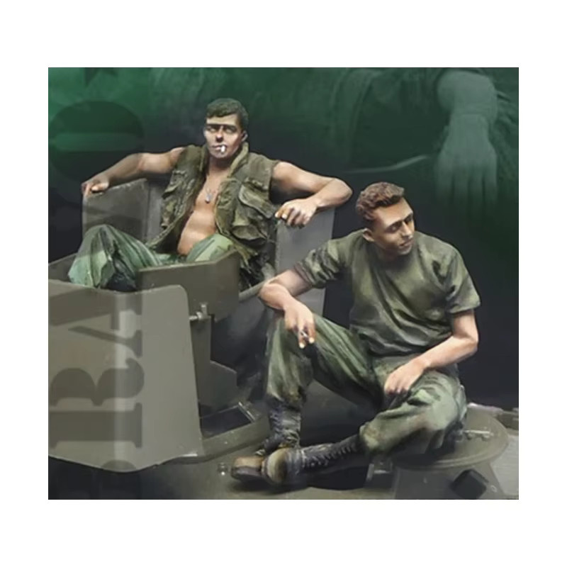 GK American Tank Soldier, Resin-Soldatenmodell, unmontiertes und unbemaltes DIY-Set - Bild 2