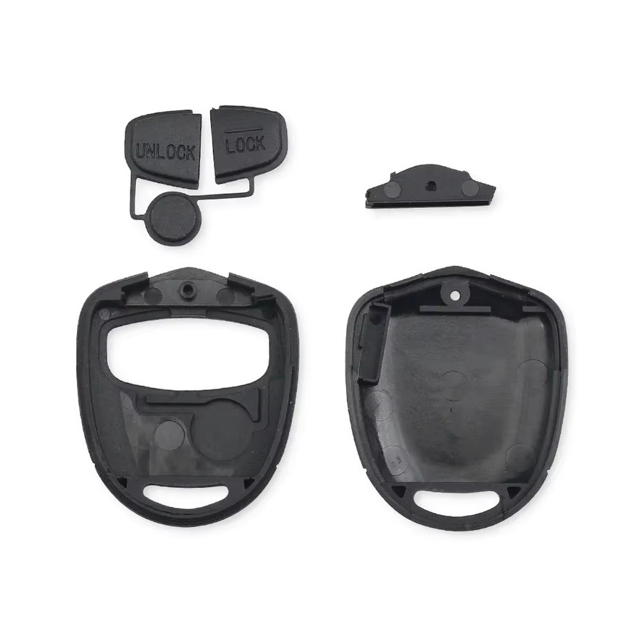 KEYYOU Auto Fernbedienung Schlüssel Shell für Mitsubishi Lancer EX Evolution Grandis Outlander Triton Pajero ASX in Schwarz ohne Klinge für 2 oder 3 Tasten - Bild 2
