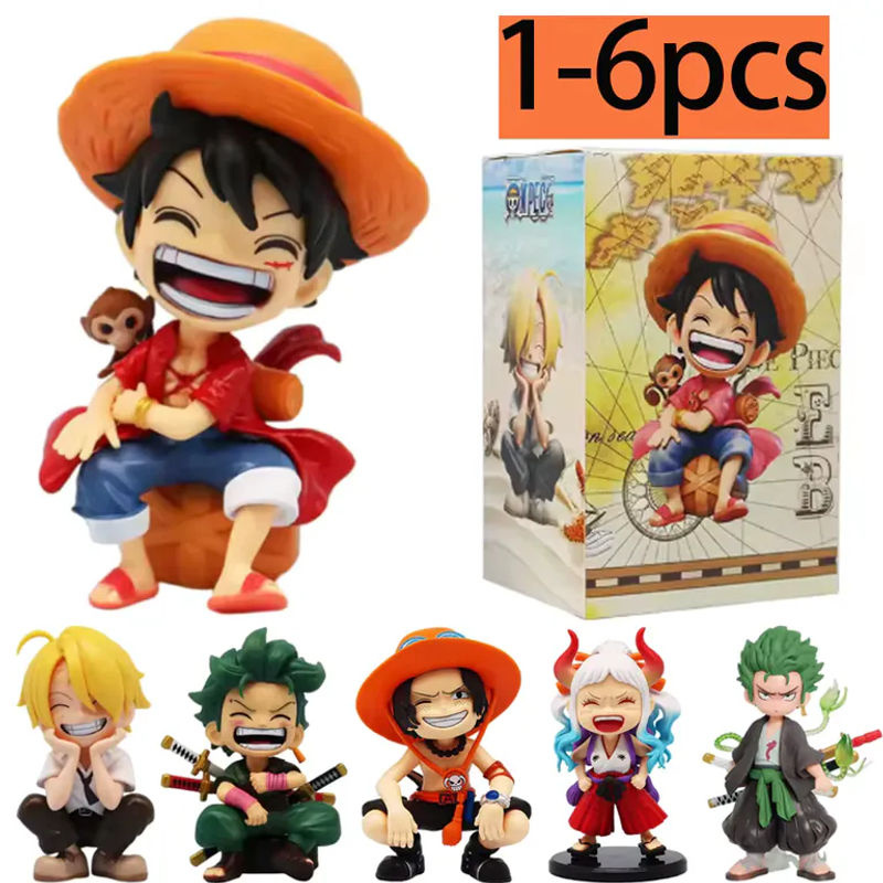 Bandai One Piece Anime Figuren Monkey D. Luffy und Roronoa Zoro aus PVC, mehrfarbig, Höhe: 13 cm - Bild 4