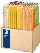 STAEDTLER Noris Club Jumbo Dreikant-Buntstifte, 112er Display, farbsortiert, Minenstärke: 4,0 mm mit Minenschutzmantel (ABS) - Bild 1