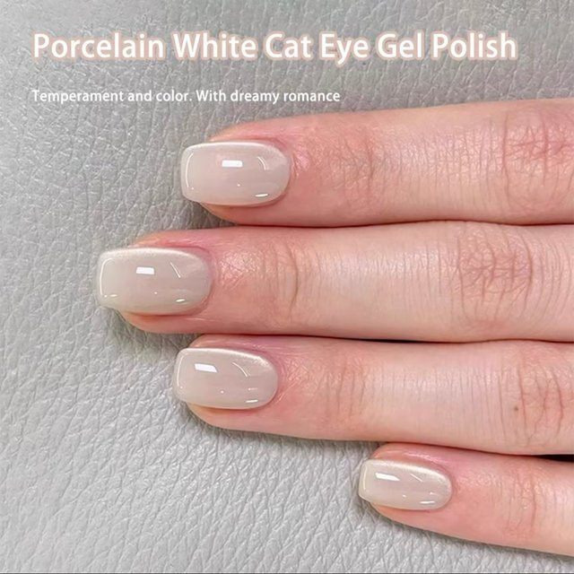 MIANEL Gel-Nagellack, Rose Weiß, Satin-Finish, 10 ml - Bild 1