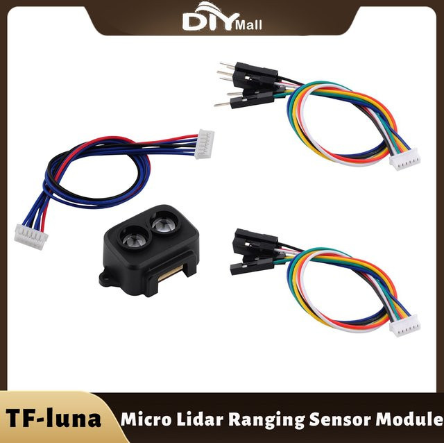 TF-Luna Single-Point Micro Ranging Modul Entfernungsmesser Lidar Sensor für Arduino und Pixhawk, Schwarz, UART und IIC Schnittstellen, DIYmall - Bild 1