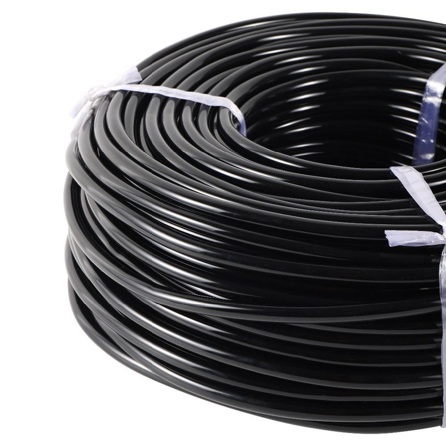 KTY Mikro-Bewässerungsschlauch aus PVC für Garten und Gewächshaus, Schwarz, 20m, 4/7mm - Bild 2
