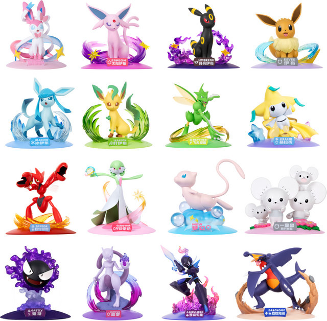 FUNISM Pokémon Anime-Charaktere Eevee Pikachu Gardevoir Modell Dekoration - Bild 1