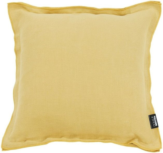 Kissenhülle Lene von DONE in Gelb aus Leinen, quadratisch, Breite: 45 cm, Höhe: 45 cm - Bild 1