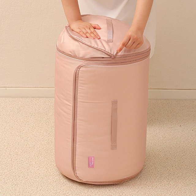 Staubdichte Quilt Decken Aufbewahrungstasche als Kleidung Organizer für Umzug und Kleiderschrank in Blau oder Pink - Bild 1