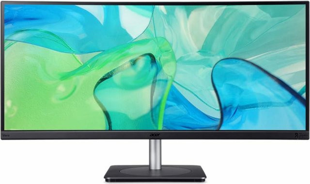 Acer Vero CB343CUR UltraWide Quad HD LED Monitor 86,4 cm (34 Zoll) IPS Schwarz Silber - Bild 1