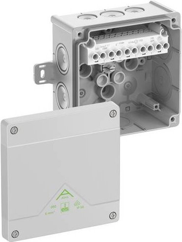 Spelsberg Abzweigkasten Grau IP66 B/T/H: 12,7 x 12,7 x 7,0 cm - Bild 1