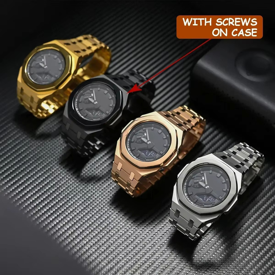 CAOWTAN Uhrenzubehör Mod Kit, Edelstahl, Unisex - Bild 3