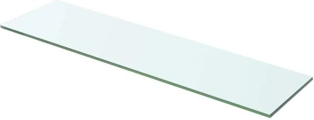 vidaXL Regalboden aus Glas in Transparent, B: 60 cm, T: 12 cm, H: 1,5 cm - Bild 1
