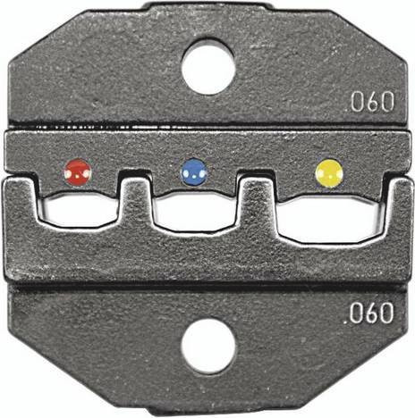 Rennsteig Crimpeinsatz 624 060 3 0 Unisolierte Kabelschuhe und Verbinder für 0,5 bis 6mm² in Grau - Bild 1