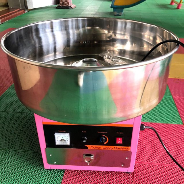 XTMAU Elektrische Zuckerwattemaschine aus Edelstahl in Silber für den gewerblichen Einsatz - Bild 1