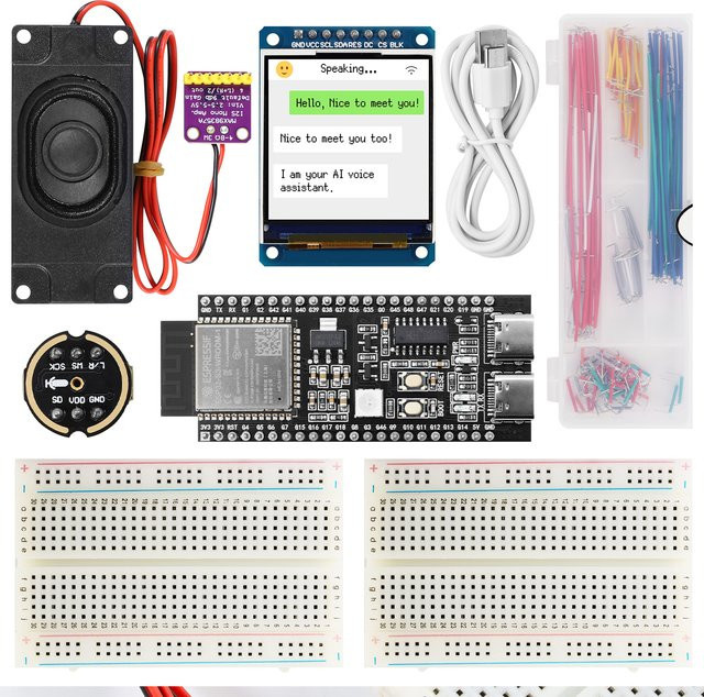 Keyestudio Xiao Zhi AI Chatbot DIY Kit, Learning Kit, mit 1,54 Zoll Bildschirmanzeige - Bild 1