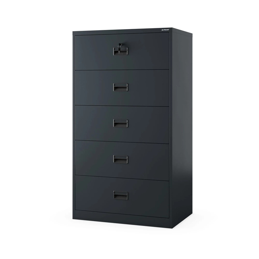 JAN NOWAK Aktenschrank SARA XL V5 aus Metall in Anthrazit, H: 162 cm, B: 90 cm, T: 60 cm - Bild 2