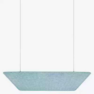 Nimbus Lighting Pad Q 600 LED Pendelleuchte in Blau mit transparentem Glas - Bild 1