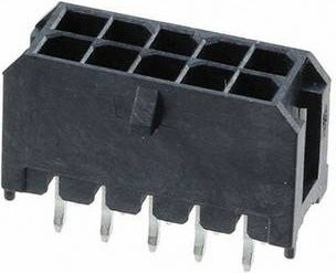 Amphenol Einbau-Stiftleiste Standard 10127721-101LF in Schwarz - Bild 1