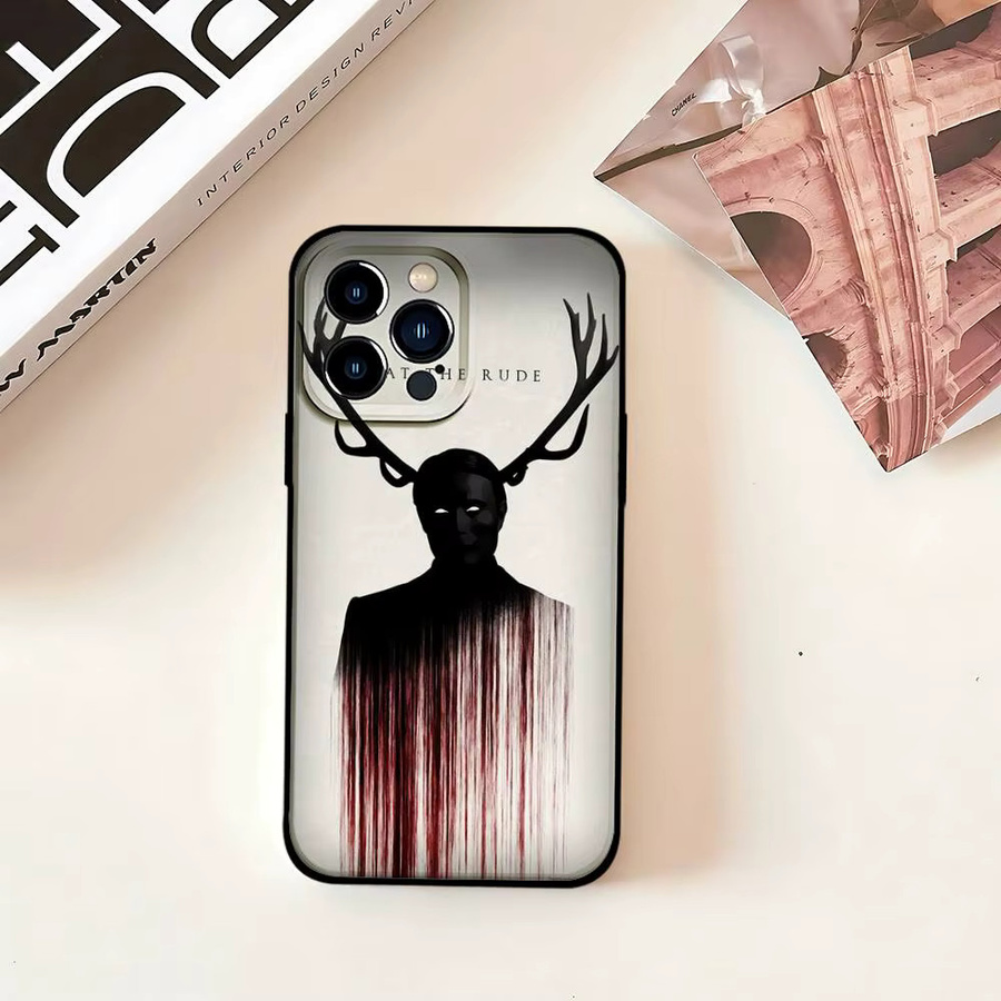 Hannibal Silikon Handyhülle für iPhone 17 16 15 14 13 12 11 Pro Max Mini X Xs XR in Schwarz - Bild 5
