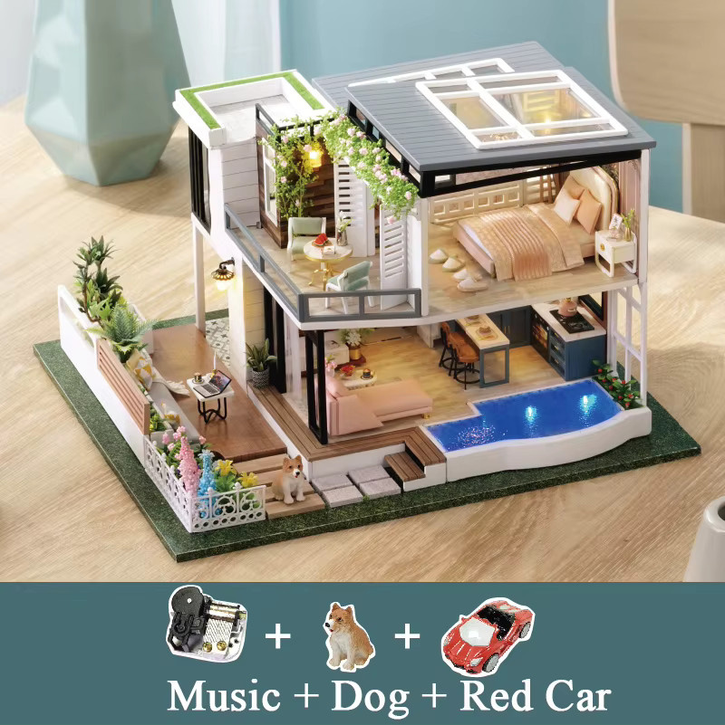 ELEVEN-CUTE Casa-Puppenhaus, DIY Puppenhäuser aus Holz, ab 14 Jahre - Bild 4