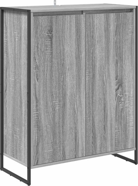 vidaXL Schuhschrank Graues Sonoma aus Holzwerkstoff B: 79 cm, T: 36 cm, H: 100 cm - Bild 1