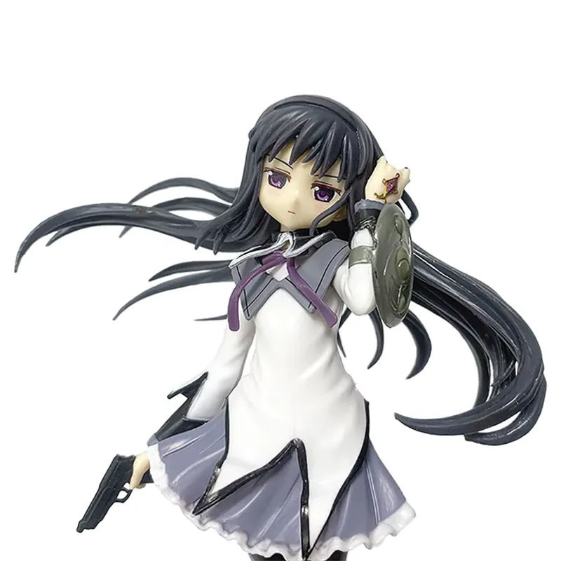 Bandai Anime-Figur Akemi Homura aus Puella Magi Madoka Magica, weiße Actionfigur für Sammler, Höhe: 16,5 cm - Bild 3