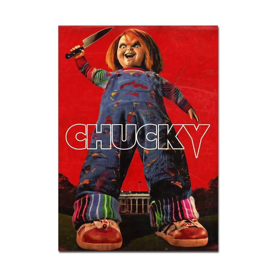 Wasserfester Chucky Horrorfilm Aufkleber von Moetch in Mehrfarbig für Ästhetische Wandgestaltung - Bild 6