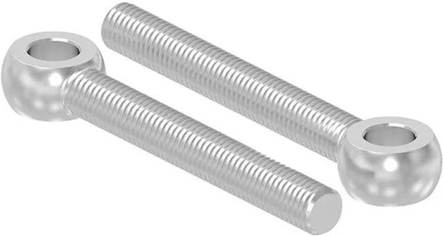 FeNau Augenschraube aus Edelstahl V2A in Silber, M12 x 100 mm, DIN 444 - Bild 1