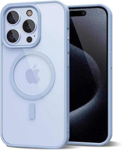 Ahowie MagSafe Schutzhülle für iPhone in Transparent oder Blau, nicht vergilbend - Bild 1