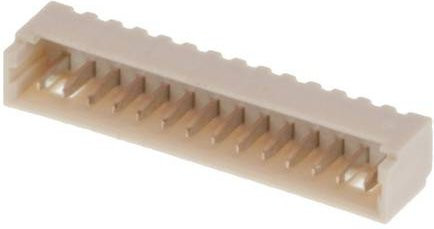 Molex Einbau-Stiftleiste Standard, 14-polig, Rastermaß: 1.25 mm, Farbe: Weiß - Bild 1
