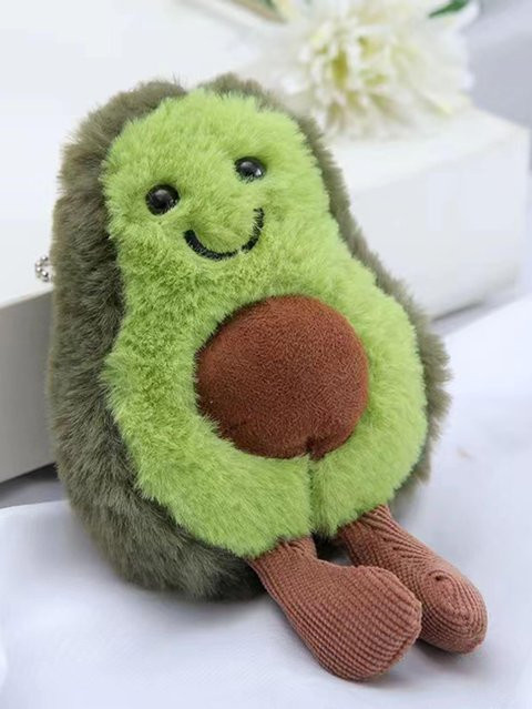 Yiran bag Avocado Bär Plüschtier Vlies - Bild 1