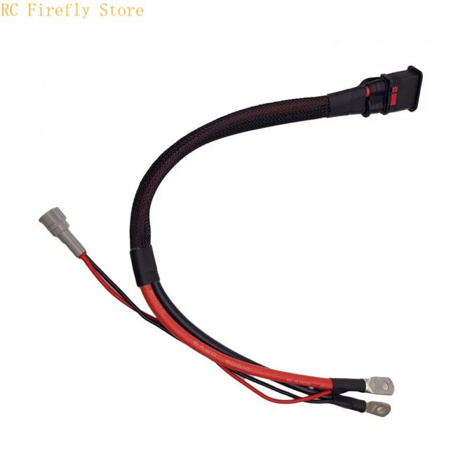 QS8 Männliches Ladekabel mit Surron-Stecker 2-polig DJ7026-2-11/21 für Auto und Motorrad, Länge: 50 cm - Bild 1