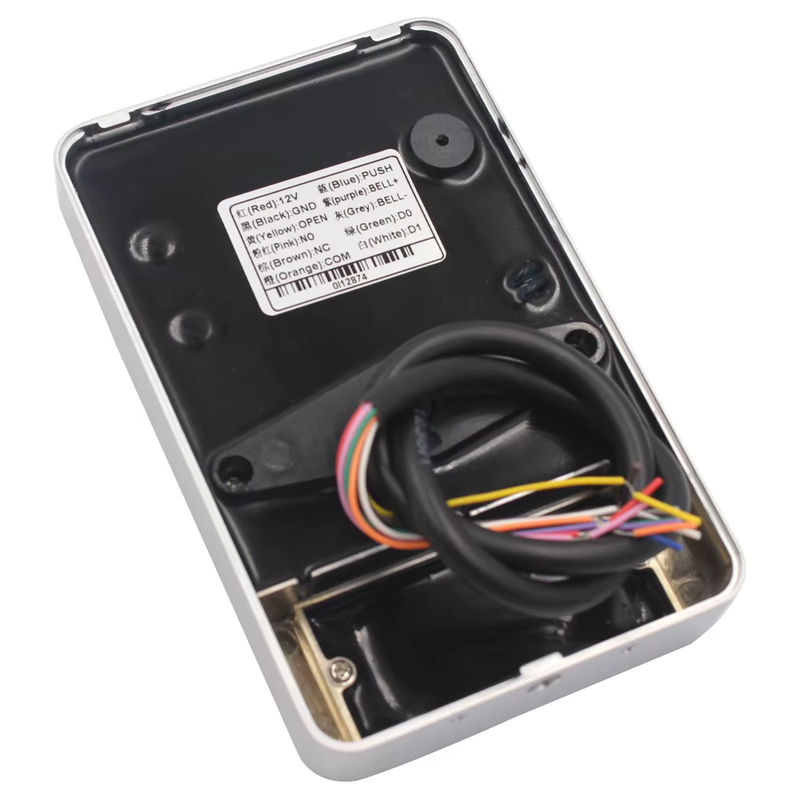 Asia-Teco RFID-Passwort Tastatur zur Zugangskontrolle mit Hintergrundbeleuchtung, wasserdicht IP68, Metall, Farbe: Silber, B/T/H: 12,4 x 8,0 cm - Bild 5
