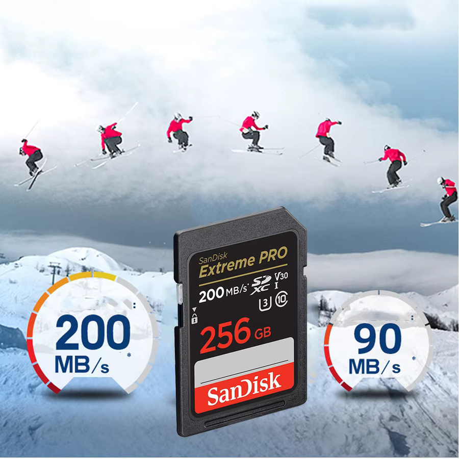 SanDisk SD-Speicherkarte Ultra Extreme Extreme PRO UHS-I C10 U3 V30 für Kamera in Schwarz - Bild 2