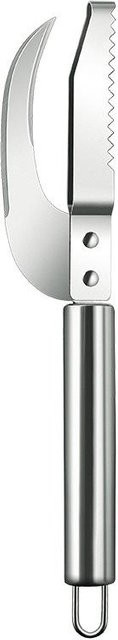 3-in-1 Edelstahl Fischschuppenmesser von Your Warm Home in Silber zum Schuppen, Filetieren und Ausbeinen - Bild 1