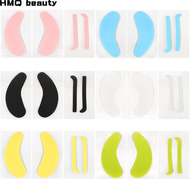 HMQ beauty Silikon-Augenpads zum Wimpernheben, 2 Paar, Pink, Unisex - Bild 1