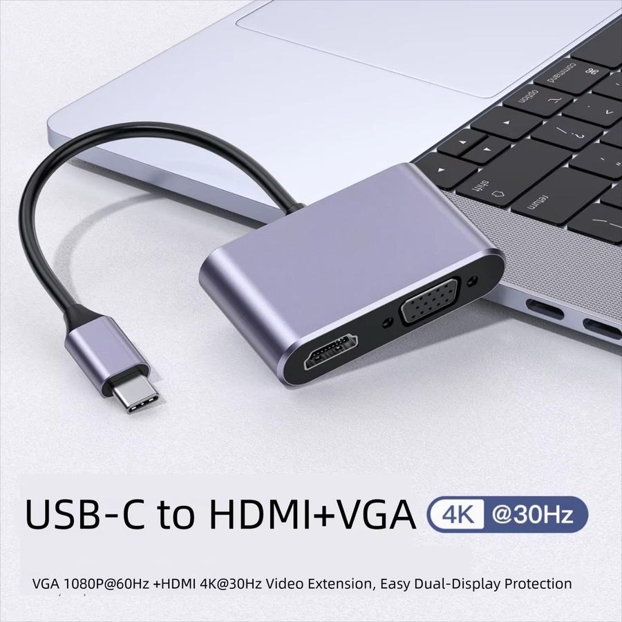 DIXSG USB C Hub mit 4K HDMI und USB 3.0 sowie PD Ladestation für MacBook, iPad und Samsung S20 Dex - Bild 3