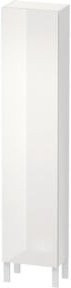 Duravit L-Cube Hochschrank Weiß Hochglanz mit Glastüren B/T/H: 40 x 24,3 x 176 cm - Bild 1