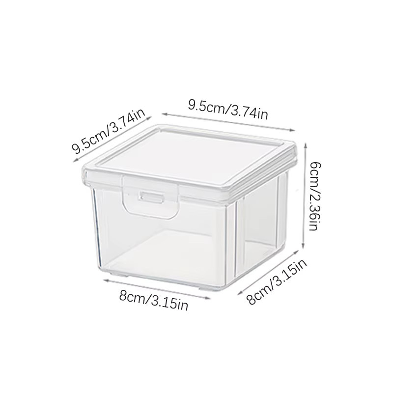 Tragbare Sammelbox aus transparentem Kunststoff für Geldscheine und Münzen - Bild 2