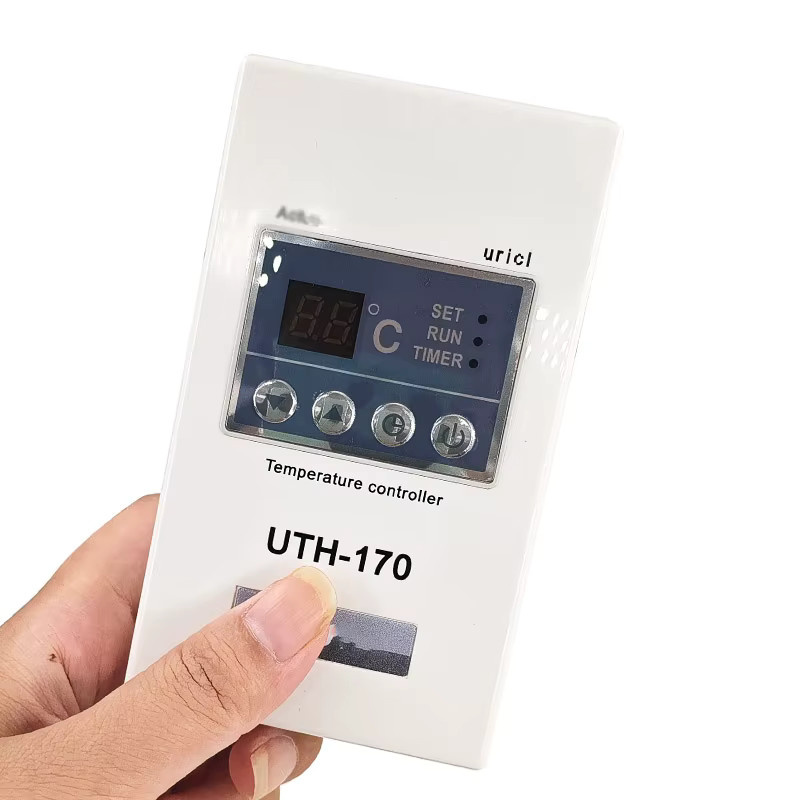 CNMAWAY 2er Set UTH-170 Heizfolien-Thermostat mit LCD-Display und Touch-Bedienung in Weiß - Bild 2
