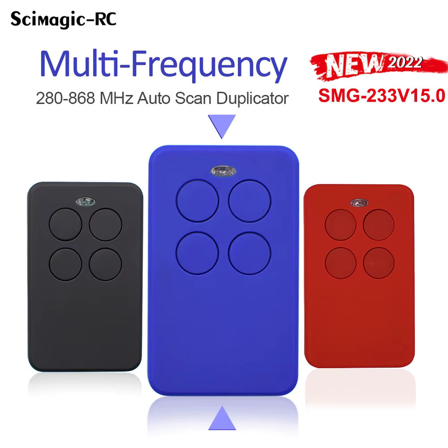 Scimagic-RC Universelle Multifrequenz Garagentor-Fernbedienung für 280-868 MHz und 433 MHz mit festem und rollendem Code - Bild 3
