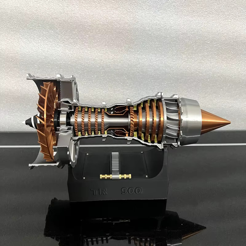 FZXF TR900 Aviation Turbofan Motor Modell DIY Modell Kit, Elektrisch - Bild 4